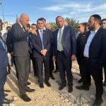 בזמן הפסקת האש: שר החוץ של צ׳כיה הגיע לאתר נפילת הטיל בעיר