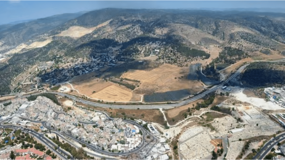 האזור בו אמורה להתבצע הבנייה צילום ארכיון קקל