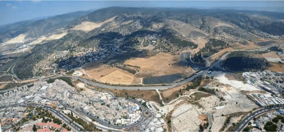 האזור בו אמורה להתבצע הבנייה צילום ארכיון קקל