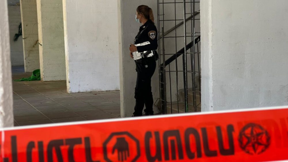 זירת הרצח דוברות המשטרה