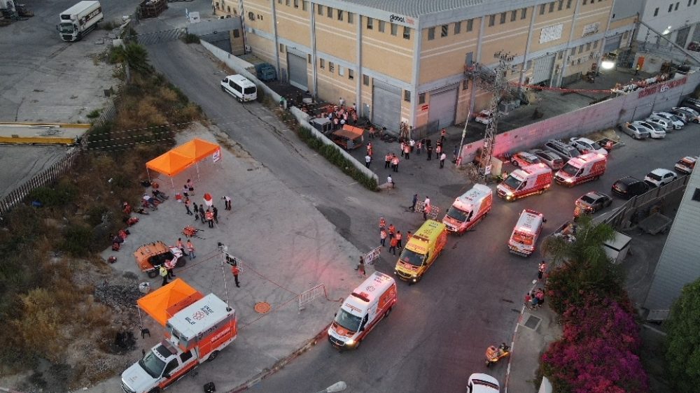 תרגיל שמדמה שריפה